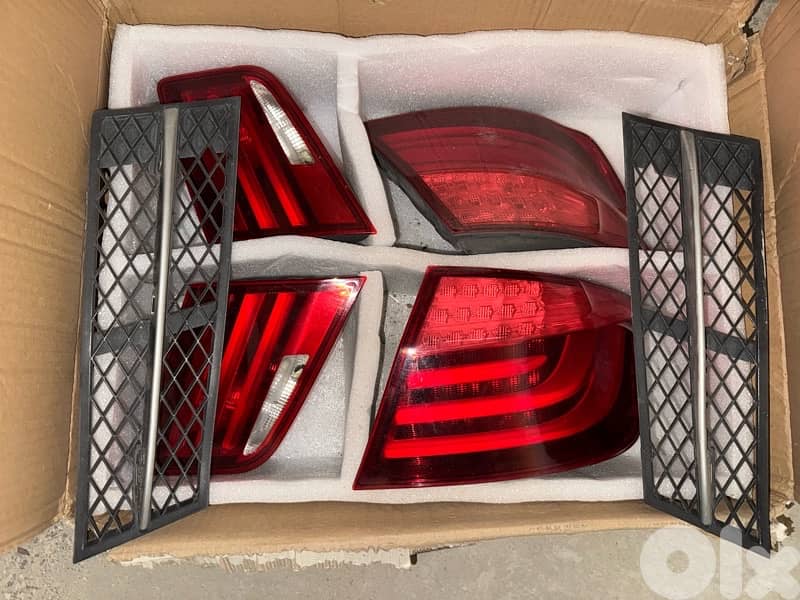 bmw f10 535i front and rear bumper with rear lights 2