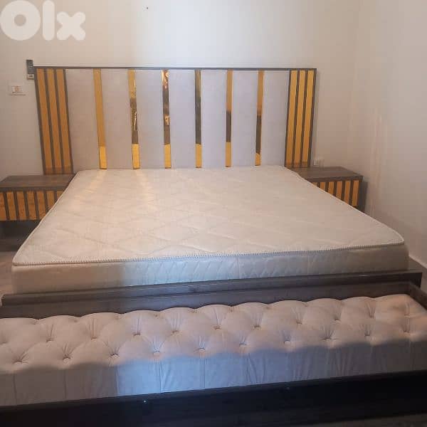 اوضة نوم شغل توصاية شبه جديدة استعمال 20 يوم مع فرشة 1