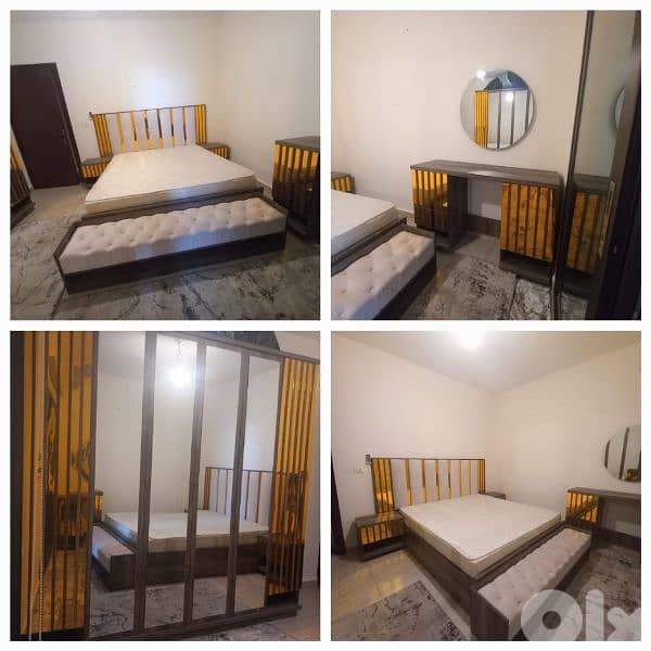 اوضة نوم شغل توصاية شبه جديدة استعمال 20 يوم مع فرشة 5