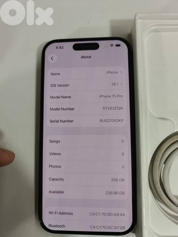 apple iphone 15 pro 256gb 3