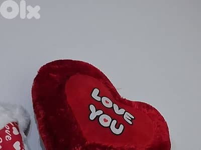 love you heart pillow