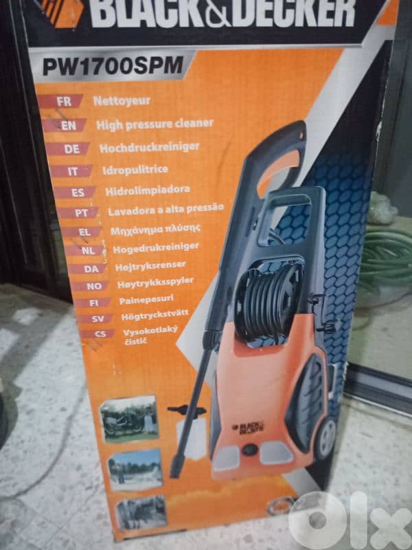 black and decker compressor cleaner hight pressure washer 6