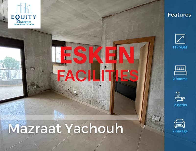 115 SQM Apartment For Sale In Mazraat Yachouh شقة للبيع #RH231411 0