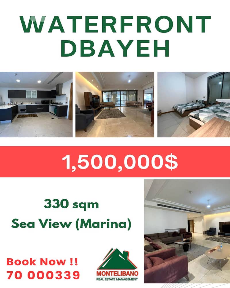 330 sqm Apartment For Sale in Waterfront with Sea View (Marina) 0