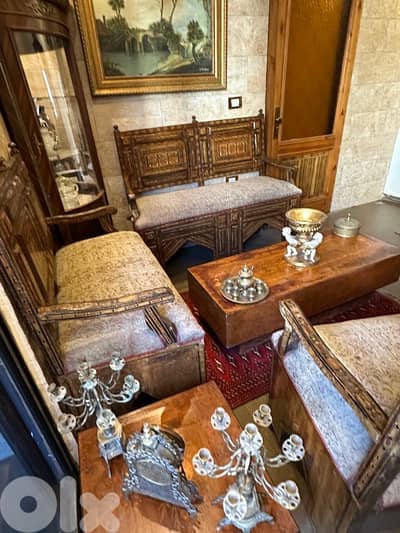 صالون موزاييك انتيك قديم عمرو فوق 100سنه بحالة ممتازة