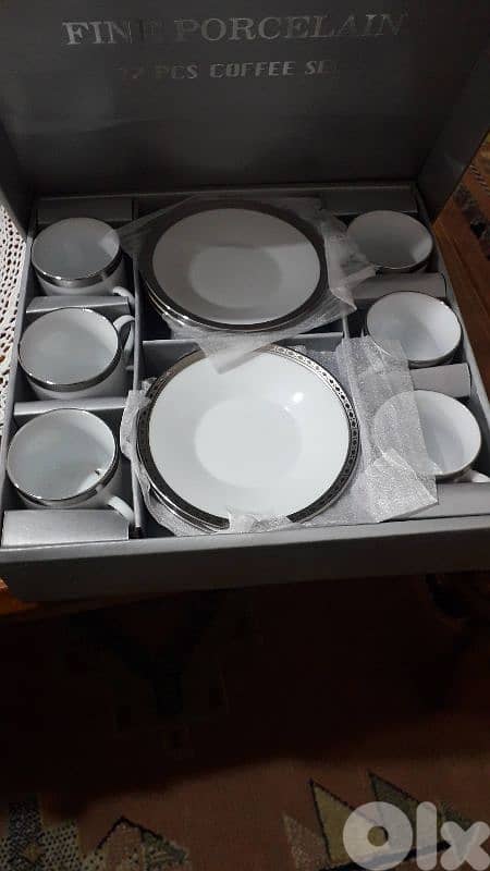 طقم فناجين واكواب جديدة 12