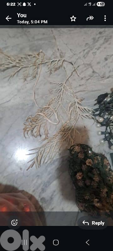 شجرة ميلاد عدد ٢  مع زينة كاملة ومرتبة شبه جداد