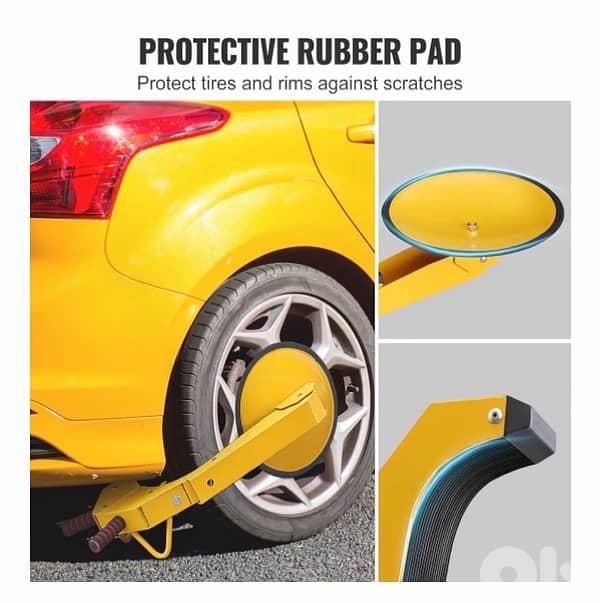 مشبك قفل العجلة Wheel Lock Clamp 5