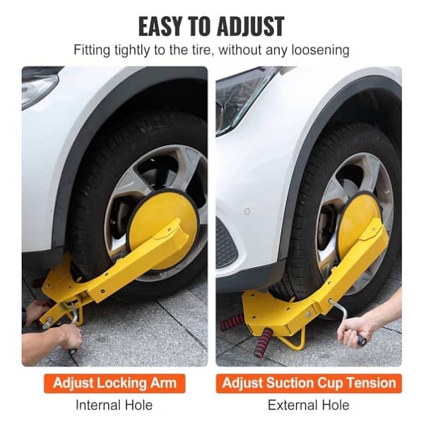 مشبك قفل العجلة Wheel Lock Clamp 6