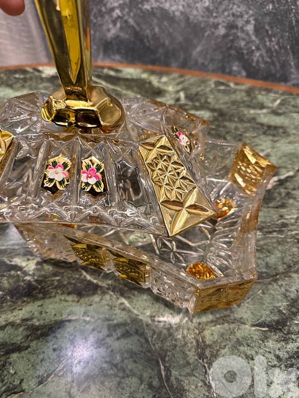 Vintage Luxury Glass Candy Jar Dekoratif 3