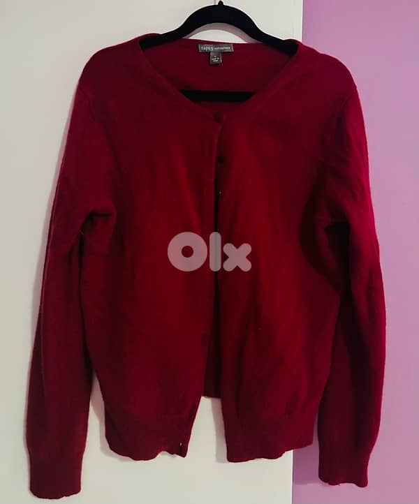 Red Cardigan 1
