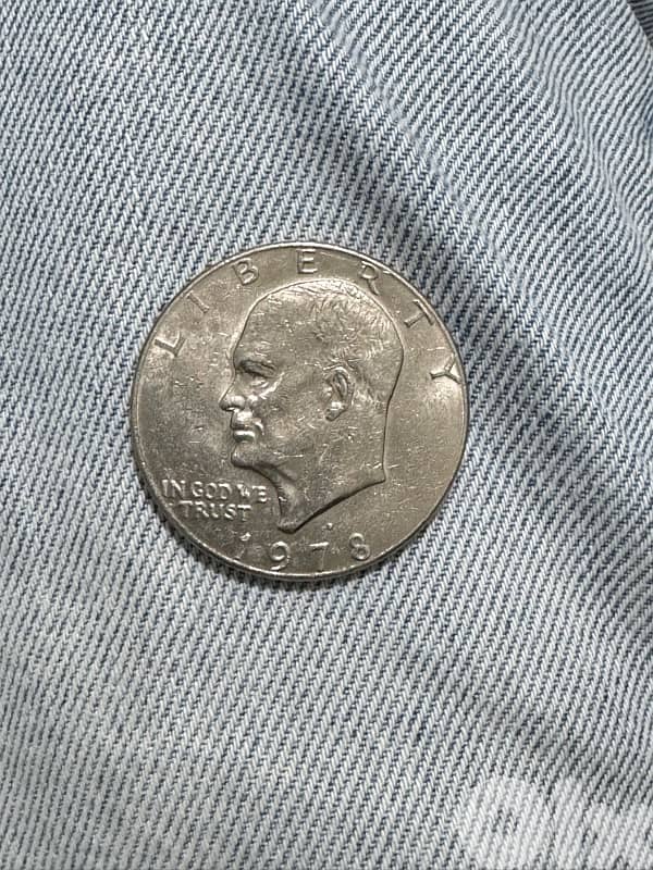 American 1$ coin 1978 0