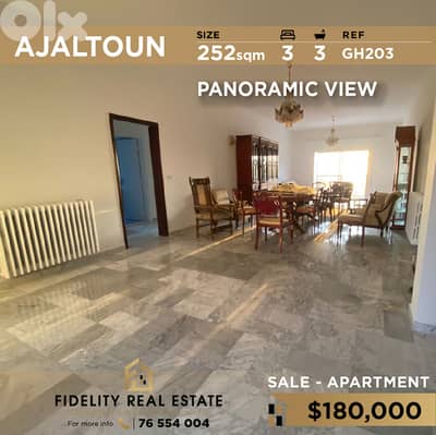 Apartment for sale in Ajaltoun GH203 شقة للبيع في عجلتون