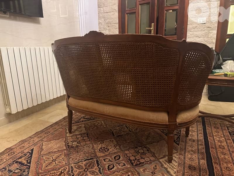 vintage salon Louis XV 7 pieces + table 3