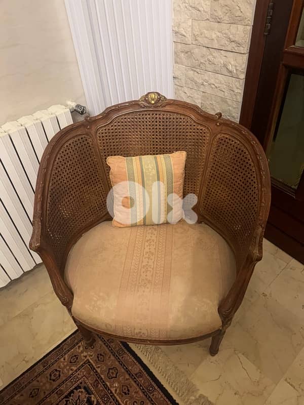 vintage salon Louis XV 7 pieces + table 7