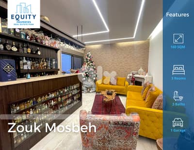 160 SQM Apartment With Terrace For Sale In Zouk Mosbeh #RK134625