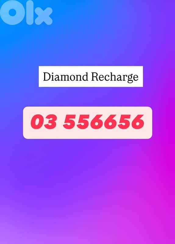 diamond recharge 03/556656 “ hot price” 0