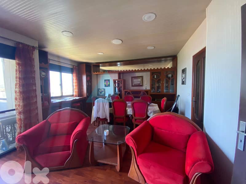 160m2 Apartment+open view 4sale in Mazraat yachouh-شقة في مزرعة يشوع 0