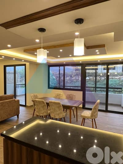 Fully Furnished 190 m2 duplex+mountain view 4rent in Douar/Mar Moussa