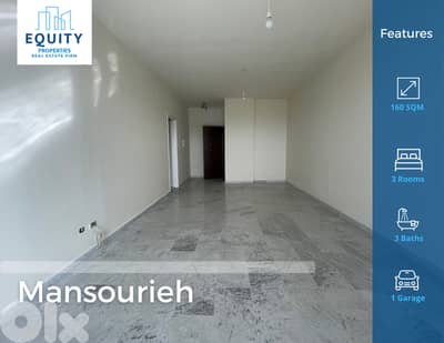160 SQM Apartment For Rent In Mansourieh شقة للإيجار #JN232151