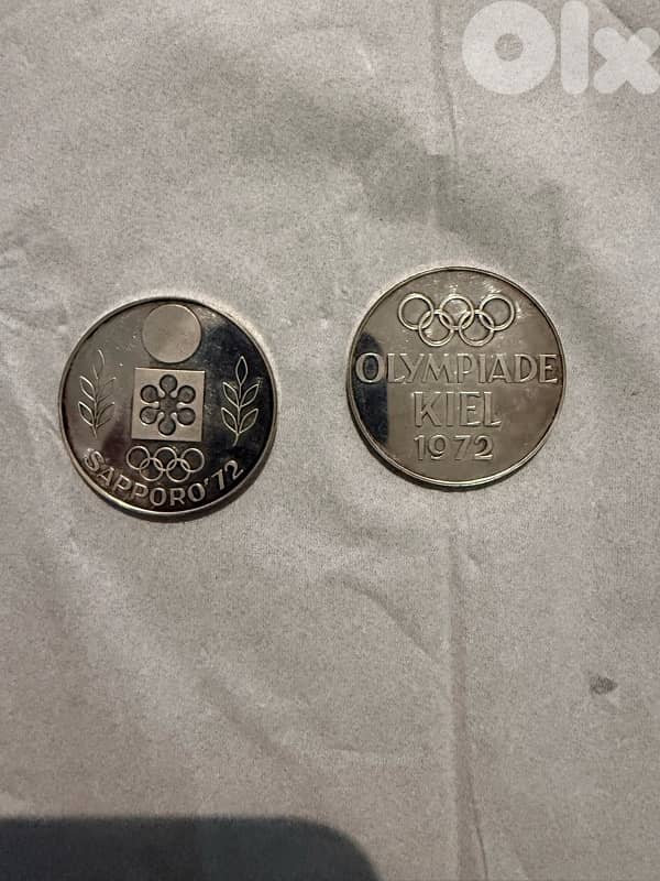 olympic silver Coins 1