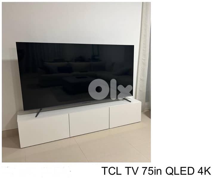 TCL television 75” 0