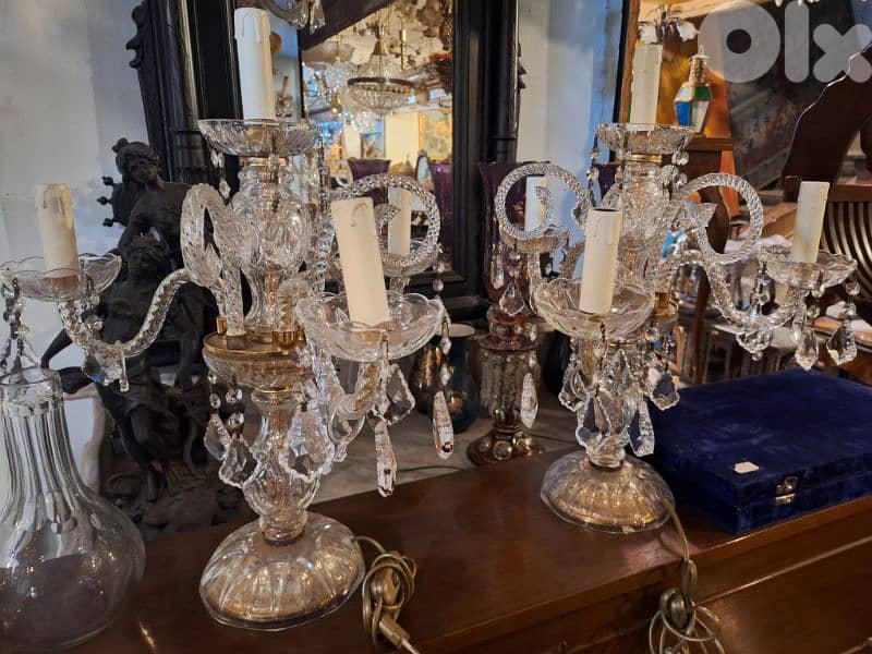 لمبادير عدد٢ كرستال اصلي مميز ناعم انتيك 1