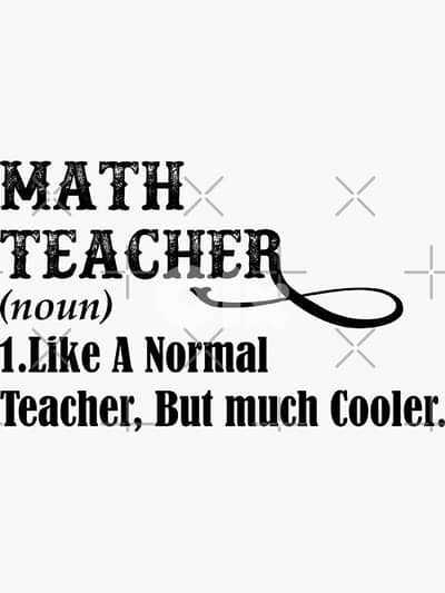 NOT your typical Math teacher ( CPF ; Louise wegmann ; IC ; ACS …