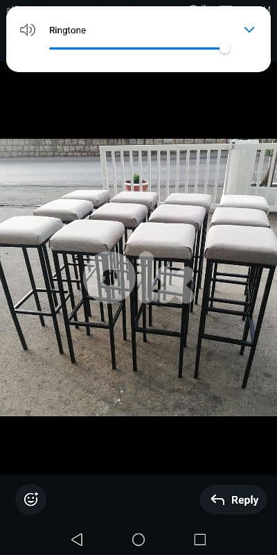 كراسي بار شبه جديد