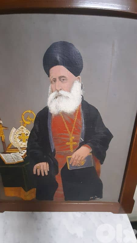 لوحة زيتي قديمة ١٨٨٦ 1