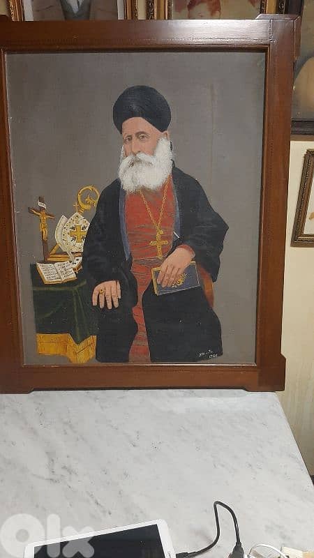 لوحة زيتي قديمة ١٨٨٦ 5