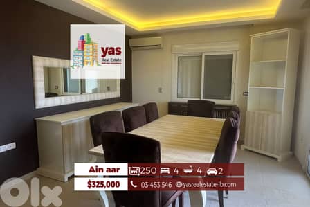 Ain Aar 250m2 | Decorated | Mint Condition | Sea View | SD |