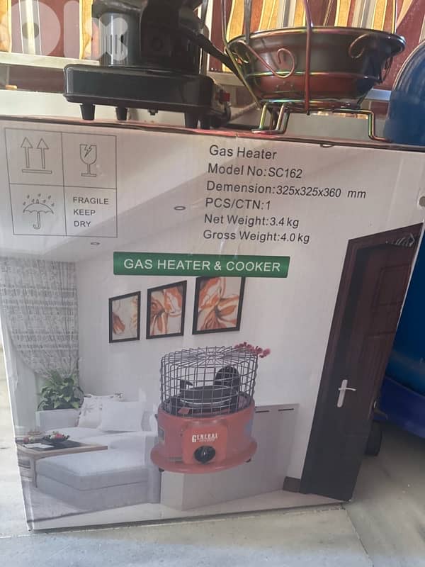 Gas heater and Cooker 1