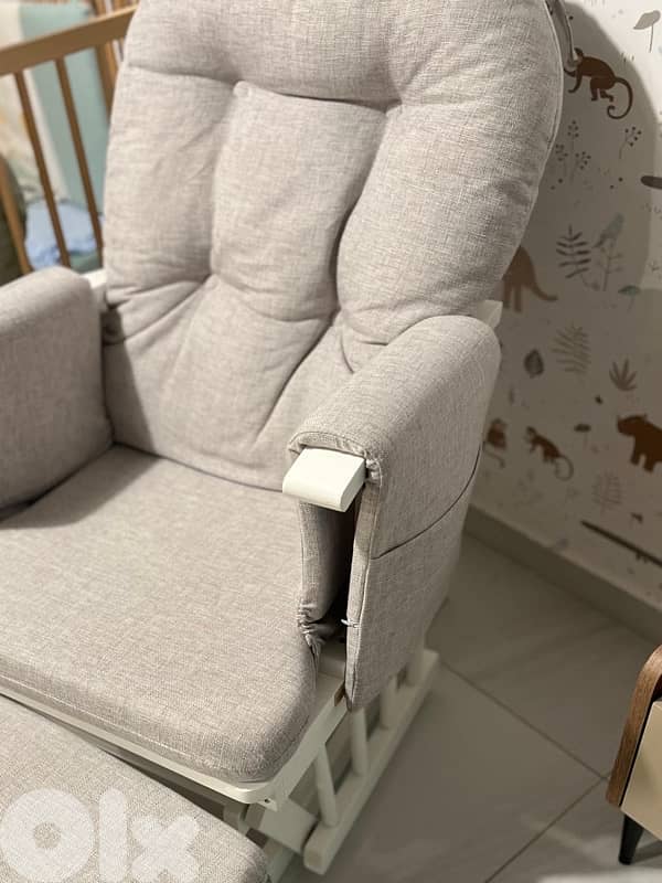 Nursing Chair - grey Rocker Set 3