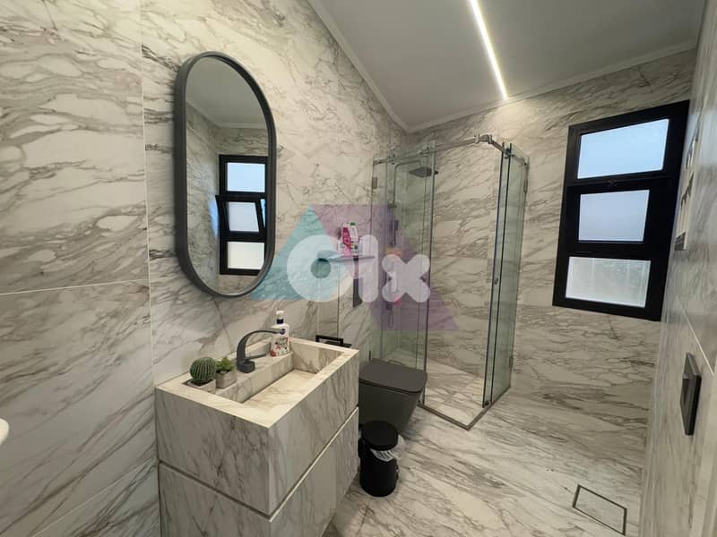 50m2 furnished Chalet+terrace+sea view 4sale in Halat - شاليه في حالات 4