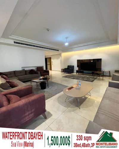 330 sqm Apartment For Sale in Waterfront with Sea View (Marina)