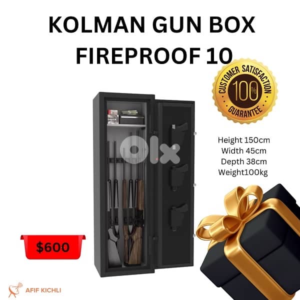 Kolman Gun Safe Box New 0