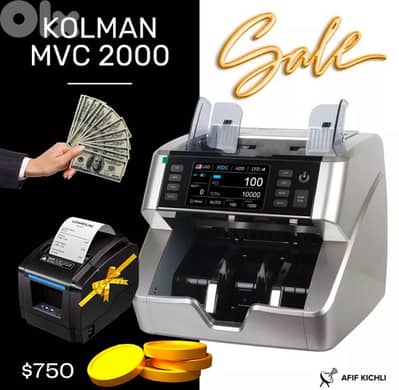 Kolman Money Counter USD-EURO-LBP-GBP