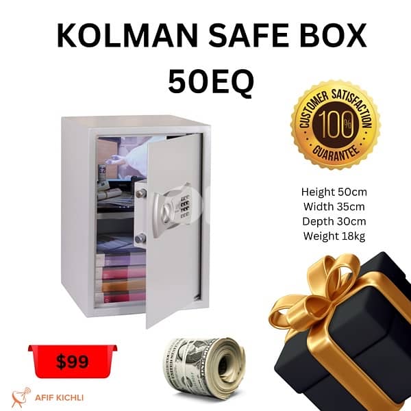 Kolman Safes all Sizes New! 1