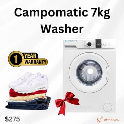 Campomatic Samsung 7-10kg Washing Machine كفالة شركة