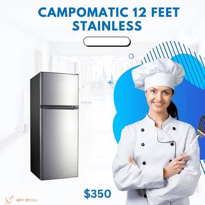 Campomatic Hyundai 12-Feet Stainless/White كفالة شركة