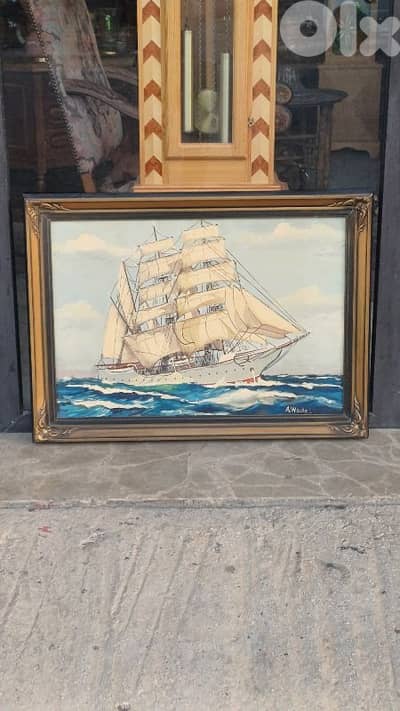 لوحة رسم زيتي اوروبية