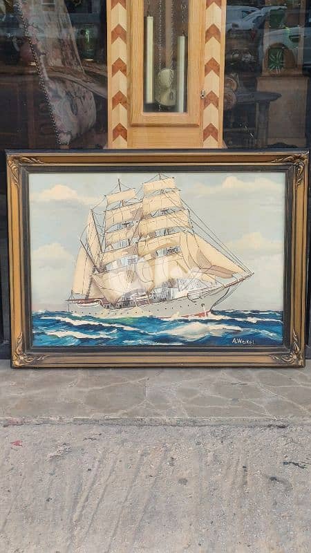 لوحة رسم زيتي اوروبية 2