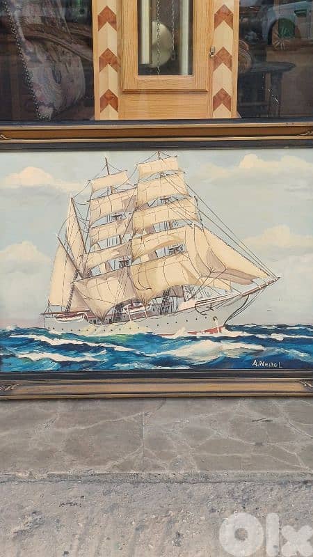 لوحة رسم زيتي اوروبية 3