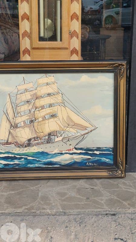 لوحة رسم زيتي اوروبية 4