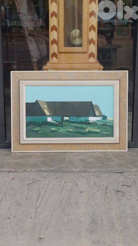 لوحة رسم زيتي اوروبية 1