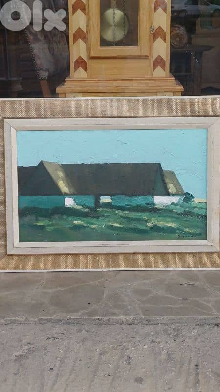 لوحة رسم زيتي اوروبية 2