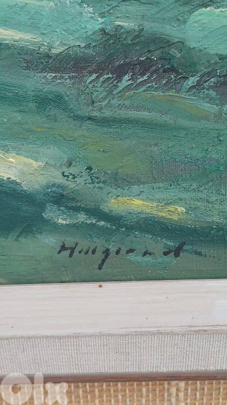 لوحة رسم زيتي اوروبية 6