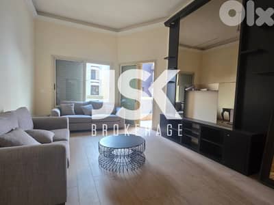 L19804 -Furnished 3 Bedroom Apartment with Sea View For Rent in Rawche