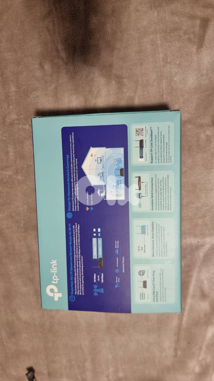 TP-Link Archer MR200 – AC750 Dual Band 4G LTE Router 1